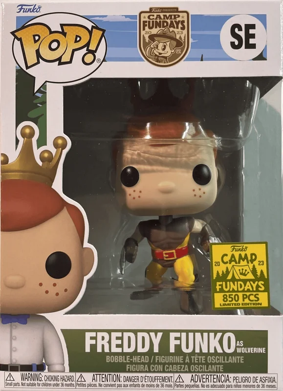 Freddy Funko as Wolverine #SE Funko Pop from Camp Fundays