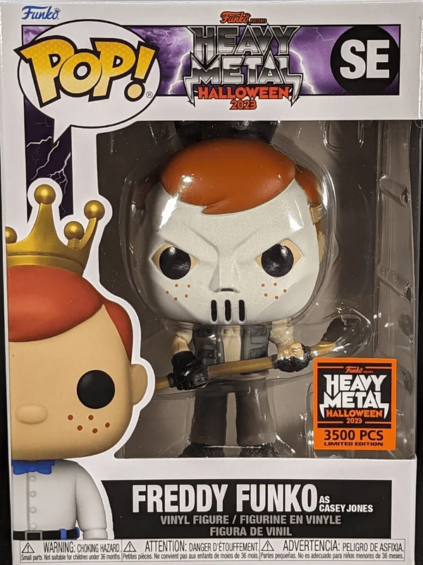 Freddy Funko as Casey Jones #SE Funko Pop from Heavy Metal Halloween 2023