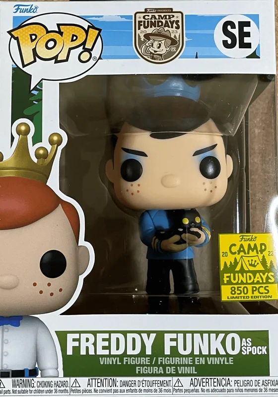 Freddy Funko as Spock #SE Funko Pop from Camp Fundays