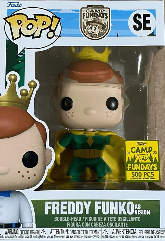 Freddy Funko as Vision #SE Funko Pop from Camp Fundays