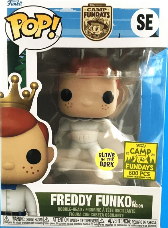 Freddy Funko as Vision #SE Funko Pop from Camp Fundays