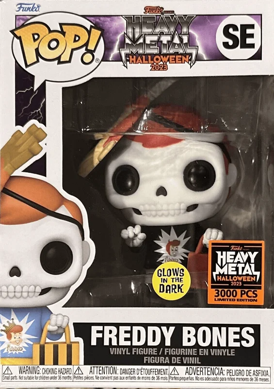 Freddy Bones #SE Funko Pop from Heavy Metal halloween 2023