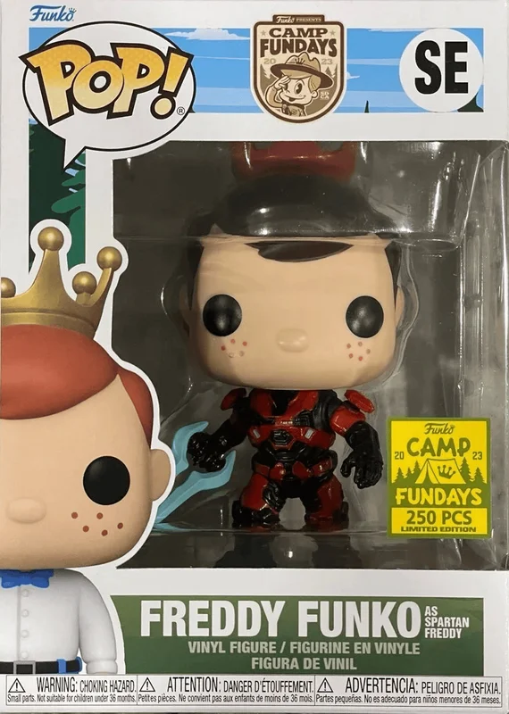 Freddy Funko as Spartan Freddy #SE Funko Pop from Camp Fundays