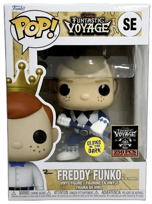 Freddy Funko as Blue Ranger #SE Funko Pop from Freddy`s Funtastic Voyage