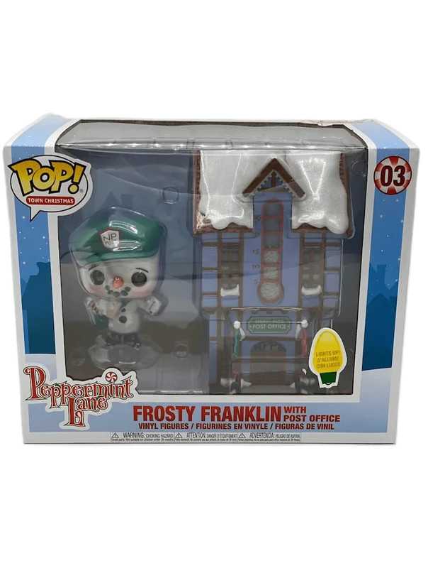 Frosty Franklin with Post Office #03 Funko Pop from Peppermint Lane