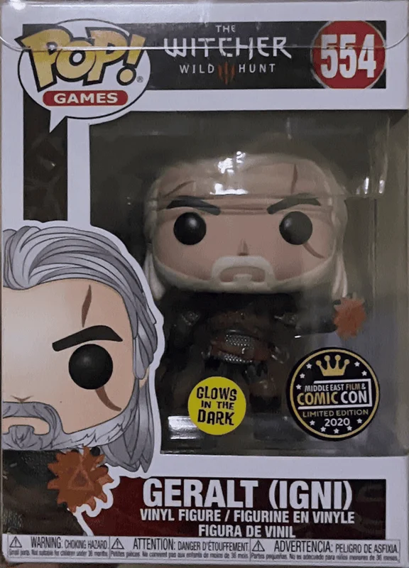 Geralt (Igni) #554 Funko Pop from The Witcher