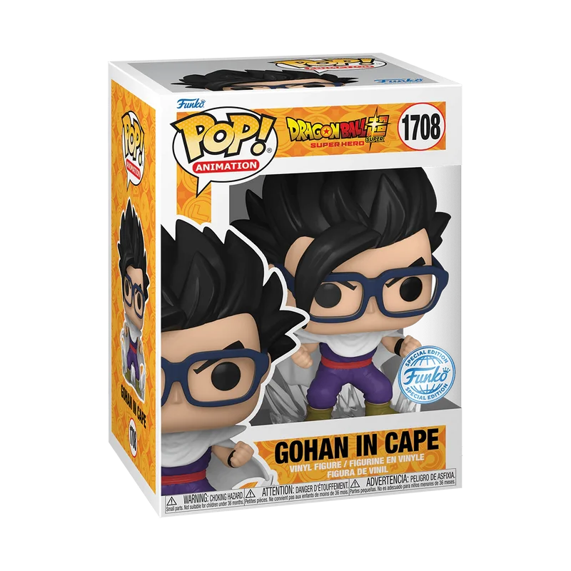 Gohan in Cape #1708 Funko Pop from Dragon Ball Super Superhero