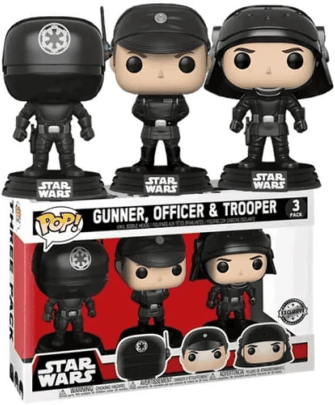 Gunner, Officer, & Trooper #3 PACK Funko Pop from Star Wars