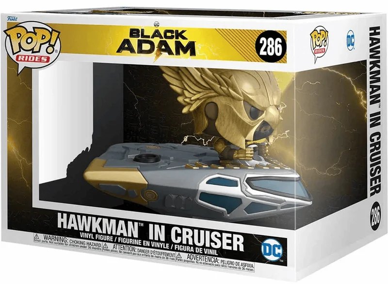 Hawkman in Cruiser #286 Funko Pop from Black Adam