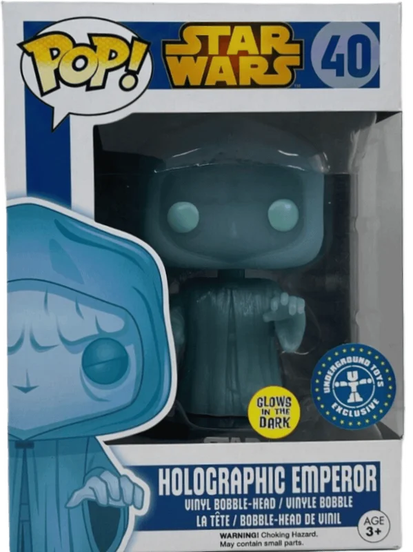 Holographic Emperor #40 Funko Pop from Star Wars