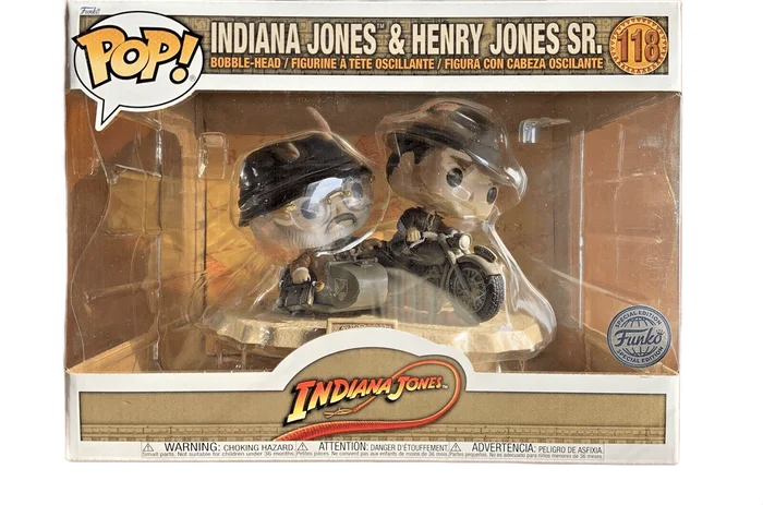 Indiana Jones & Henry Jones Sr. #118 Funko Pop from Indiana Jones