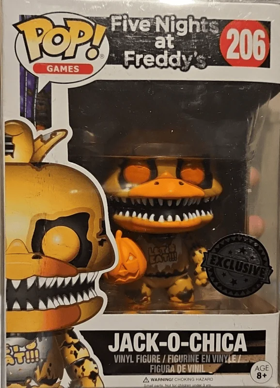 Jack-O-Chica #206 Funko Pop from Five Nights at Freddy's