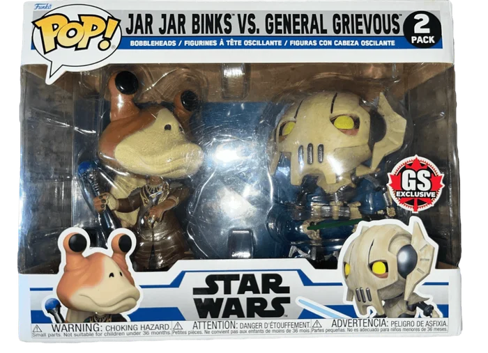 Jar Jar Binks vs. General Grievous #2 PACK Funko Pop from Star Wars