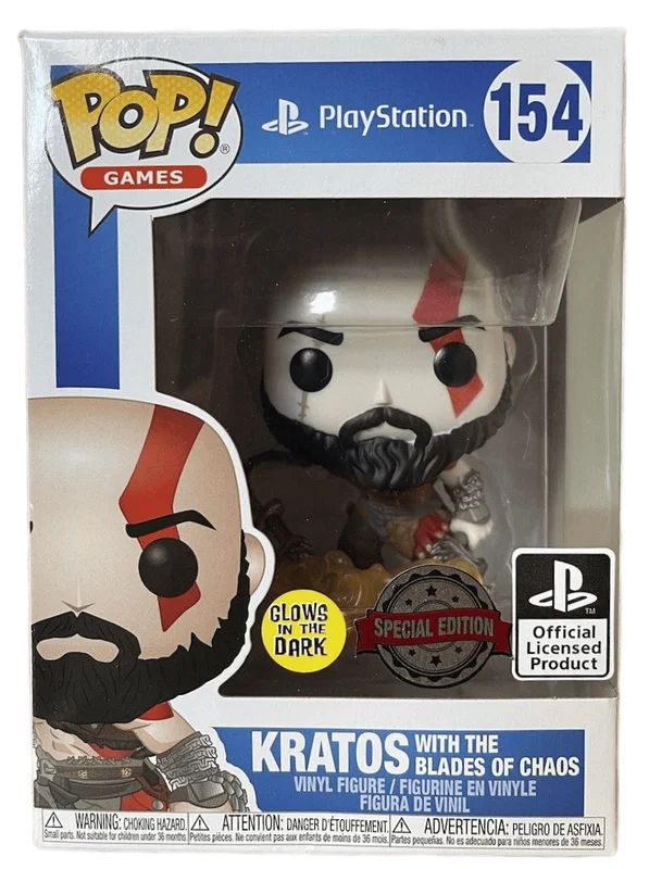 Kratos with the Blades of Chaos #154 Funko Pop from God of War