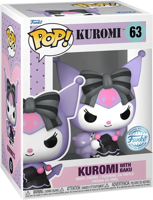 Kuromi With Baku #63 Funko Pop from Kuromi
