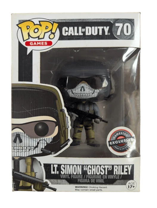 LT. Simon 'Ghost' Riley #70 Funko Pop from Call of Duty