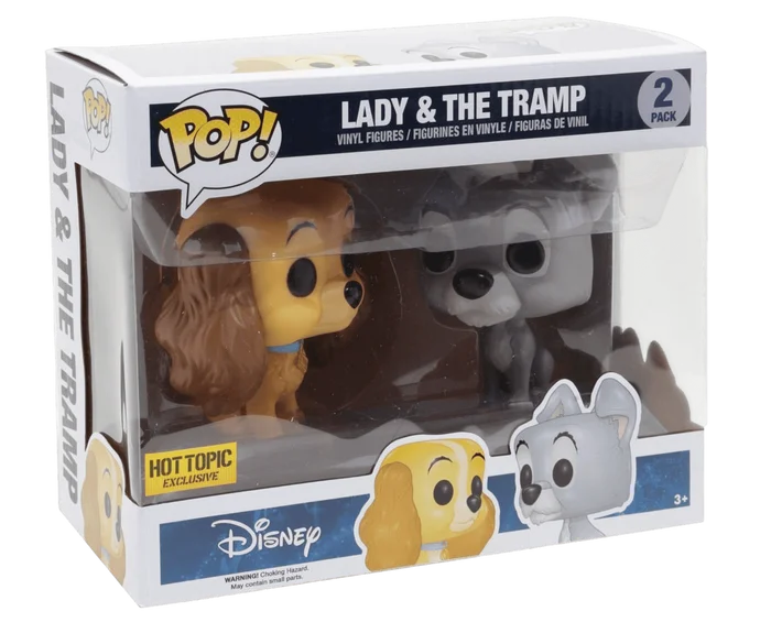 Lady & The Tramp #2 PACK Funko Pop from Disney
