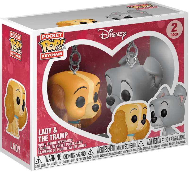 Lady & The Tramp #2 PACK Funko Pop from Disney