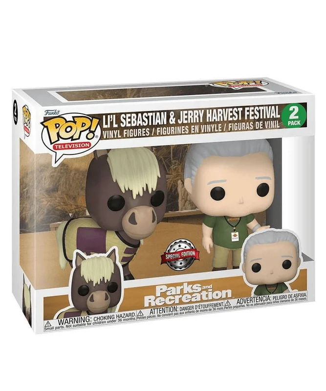 Li'l Sebastian and Jerry Harvest Festival #2 PACK Funko Pop from Parks and Recreation