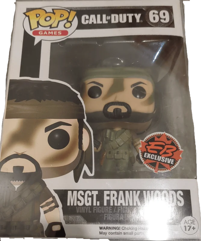 MSGT Frank Woods #69 Funko Pop from Call of Duty