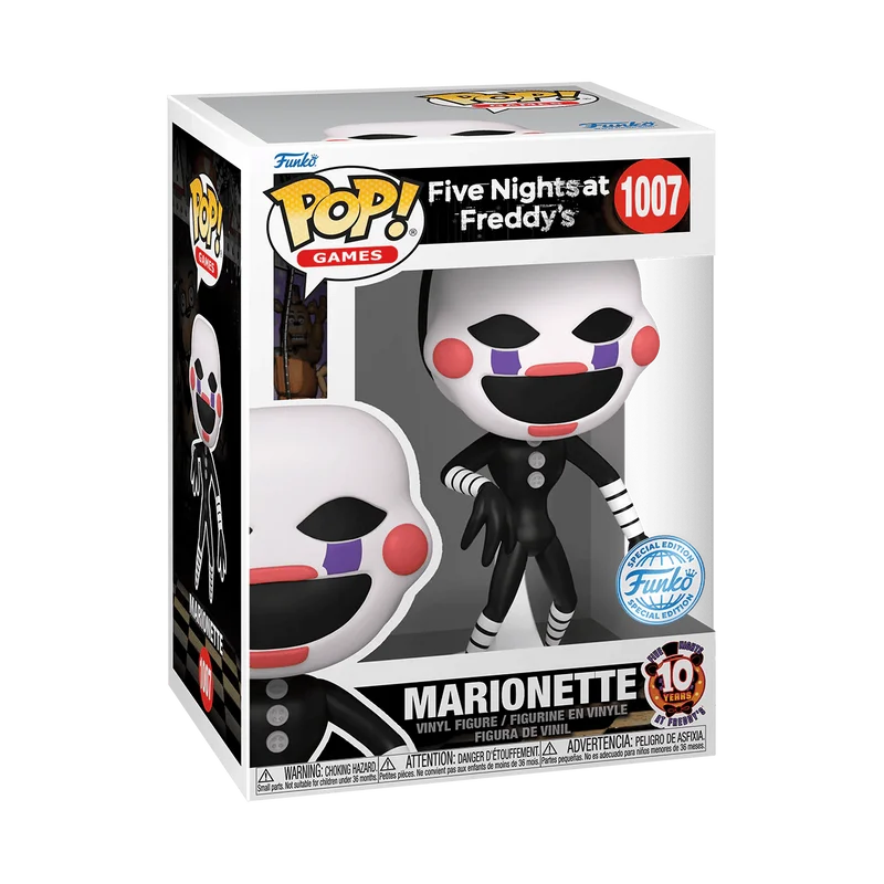 Marionette #1007 Funko Pop from Five Nights at Freddy's