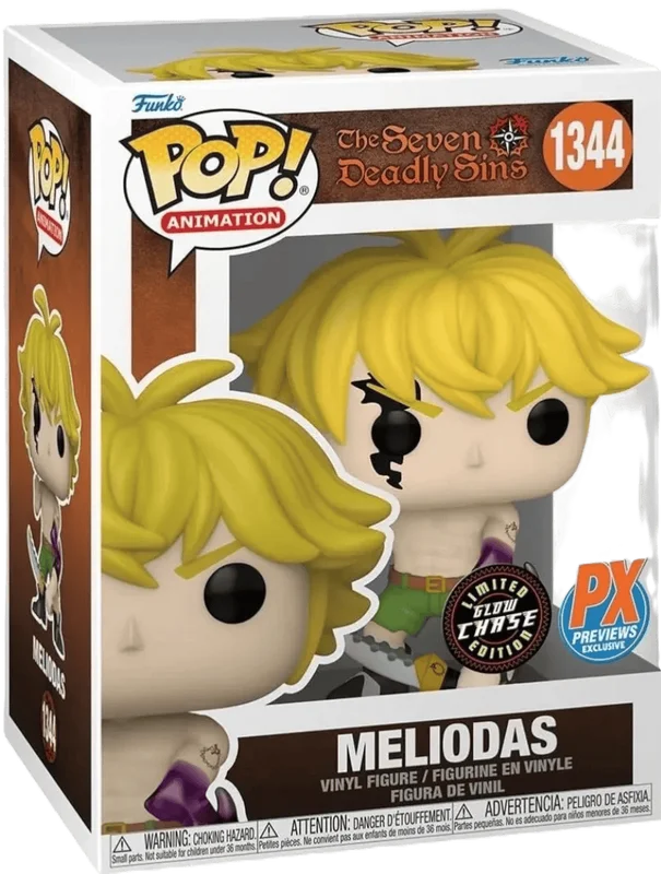 Meliodas #1344 Funko Pop from The Seven Deadly Sins
