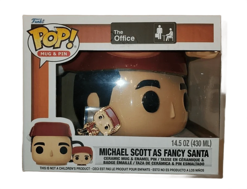 Michael Scott as Fancy Santa Funko Pop from The Office