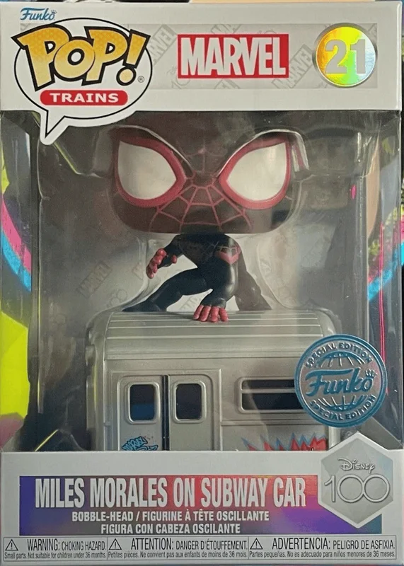 Miles Morales on Subway Car #21 Funko Pop from Marvel
