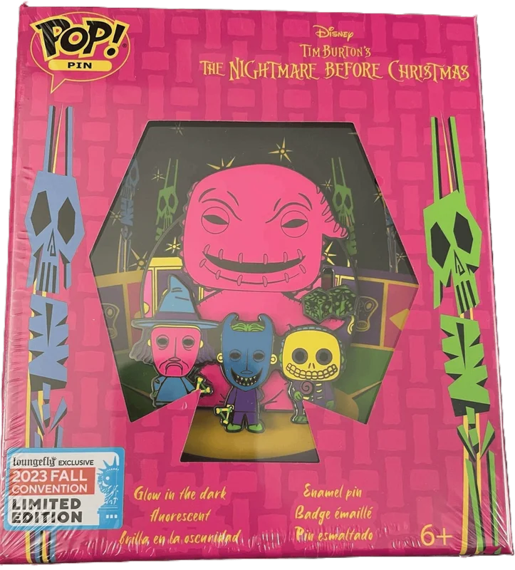 Neon Oogie Boogie Funko Pop from The Nightmare Before Christmas