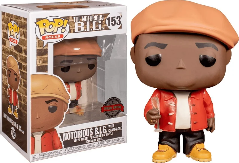 Notorious B.I.G. with Champagne #153 Funko Pop from Notorious B.I.G