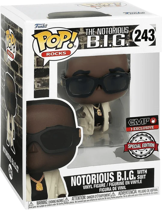 Notorious B.I.G. with Suit #243 Funko Pop from Notorious B.I.G