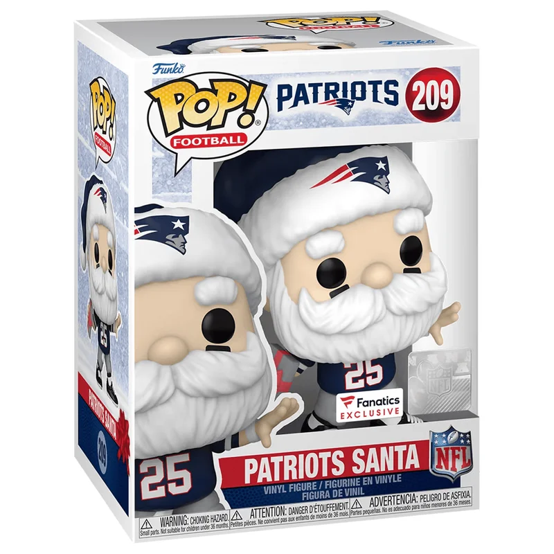 Patriots Santa #209 Funko Pop from Patriots