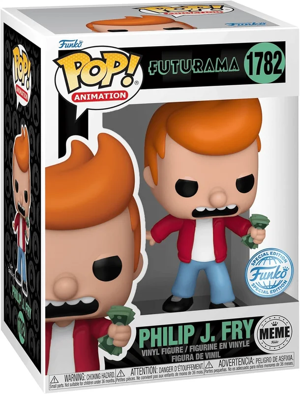 Philip J. Fry #1782 Funko Pop from Futurama