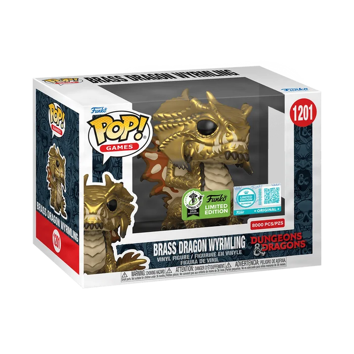 Brass Dragon Wyrmling #1201 Funko Pop from Dungeons & Dragons