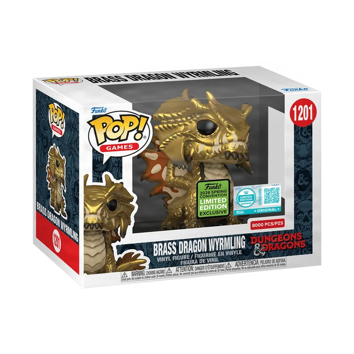Brass Dragon Wyrmling #1201 Funko Pop from Dungeons & Dragons