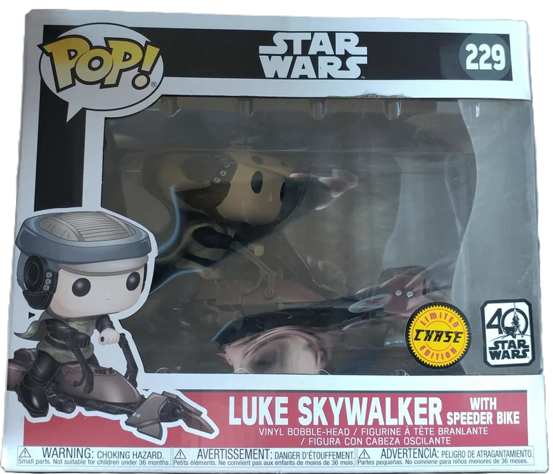 Luke Skywalker with Speeder Bike #228 Funko Pop from Star Wars
