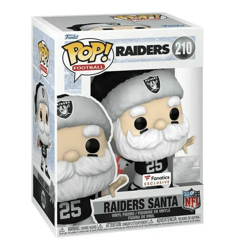 Raiders Santa #210 Funko Pop from Raiders