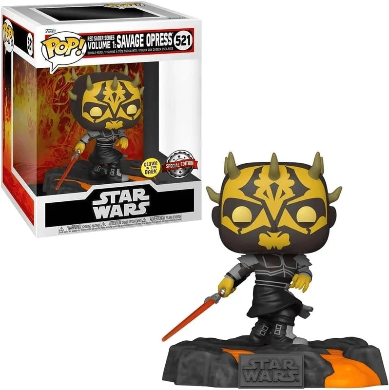 Red Saber Series Volume 1: Savage Opress #521 Funko Pop from Star Wars