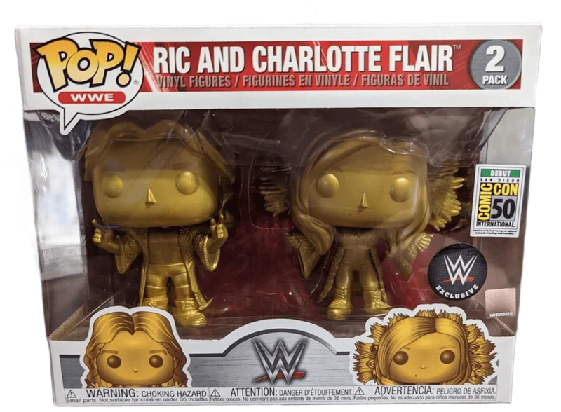 Ric and Charlotte Flair #2 PACK Funko Pop from WWE
