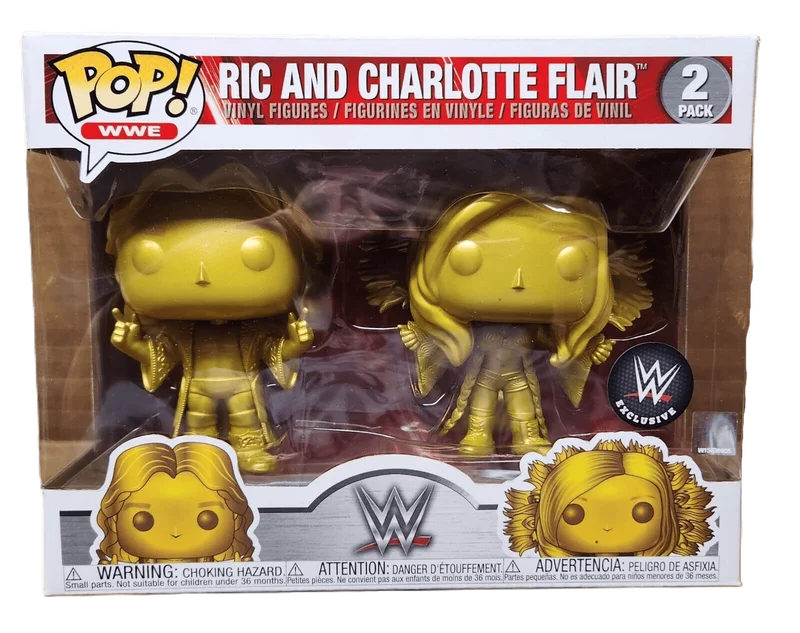 Ric and Charlotte Flair #2 PACK Funko Pop from WWE