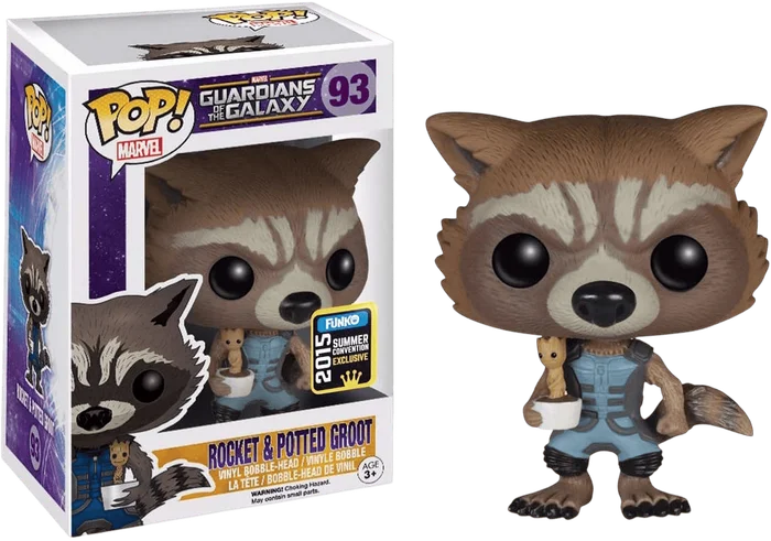 Rocket & Potted Groot #93 Funko Pop from Guardians of the Galaxy