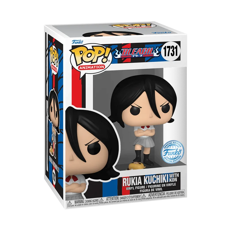 Rukia Kuchiki with Kon #1731 Funko Pop from Bleach