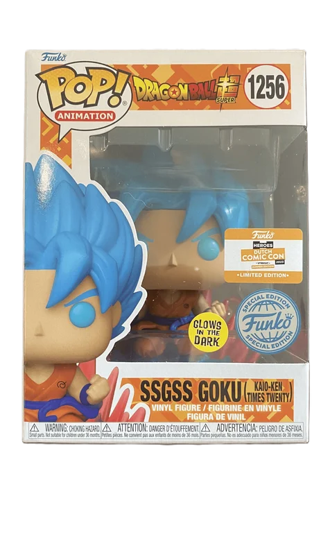 SSGSS Goku (Kaio-Ken Times Twenty) #1256 Funko Pop from Dragon Ball Super