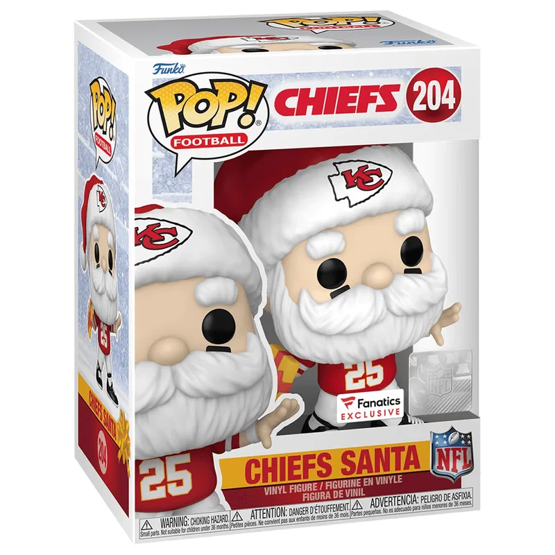Chiefs Santa #204 Funko Pop from Chiefs