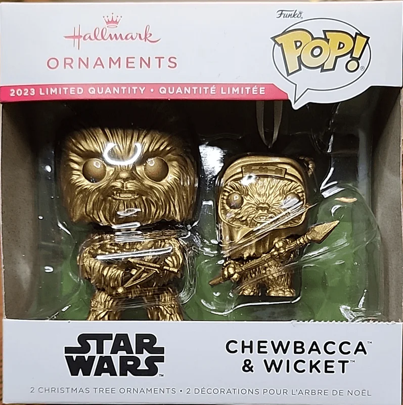 Chewbacca & Wicket Funko Pop from Star Wars