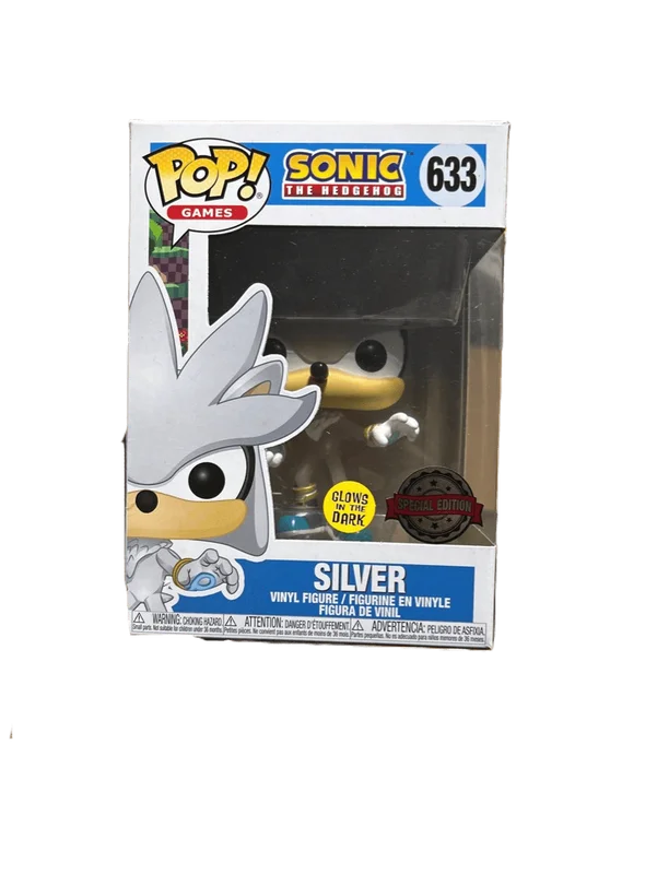Silver #633 Funko Pop from Sonic The Hedgehog