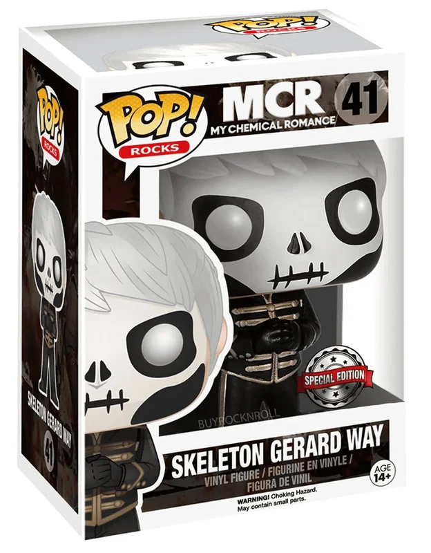 Skeleton Gerard Way #41 Funko Pop from My Chemical Romance