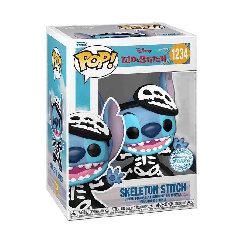 Skeleton Stitch #1234 Funko Pop from Lilo & Stitch