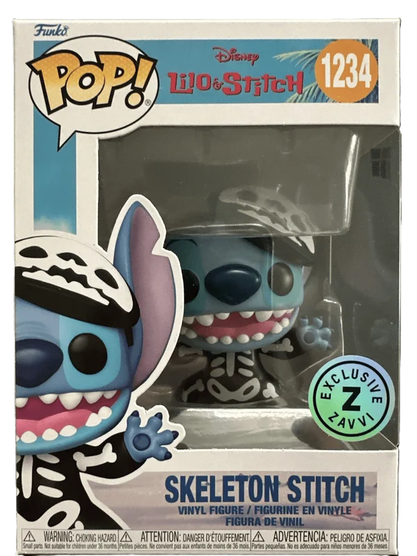 Skeleton Stitch #1234 Funko Pop from Lilo & Stitch