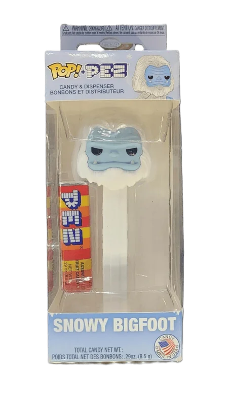 Snowy Bigfoot Funko Pop from Public Domain